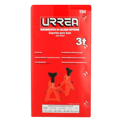 Torres Para Automóvil De Hierro Fundido 3 Ton, 2 Piezas, Urrea 194