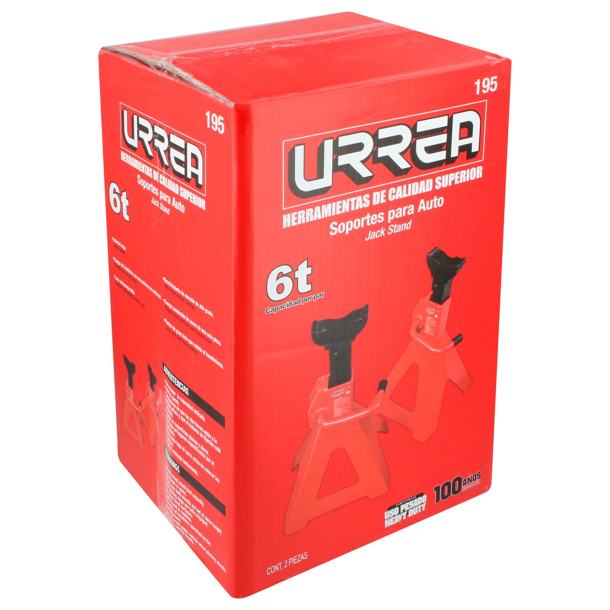Torres Para Automóvil De Hierro Fundido 6 Ton, 2 Piezas, Urrea 195
