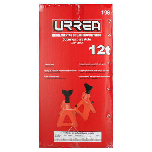 Torres Para Automóvil De Hierro Fundido 12 Ton, 2 Piezas, Urrea 196