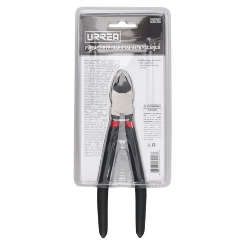Pinza Para Electricista Con Mango Rubber Grip Punta Conica Corte Diagonal De 7-3/4, Urrea 207GI