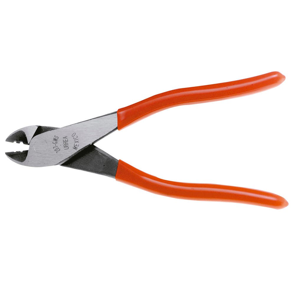 Pinza Para Electricista Con Mango Rubber Grip Pelacables Corte Diagonal De 7-5/16, Urrea 207GWS