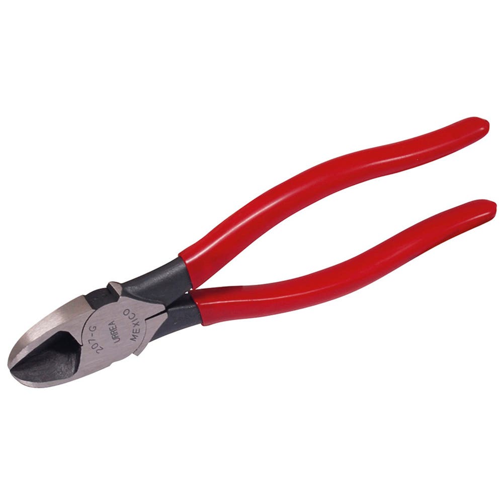 Pinza Para Electricista Con Mango Rubber Grip Alta Palanca Corte Diagonal De 7-3/4, Urrea 207G