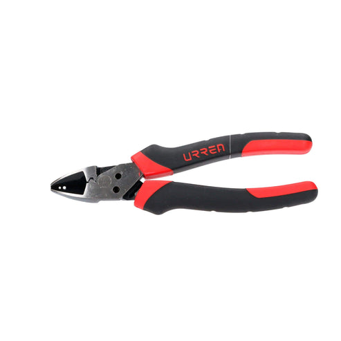 Pinza Multipropósitos Con Mango Bimaterial Punta Diagonal Corte Diagonal De 7, Urrea 207MP