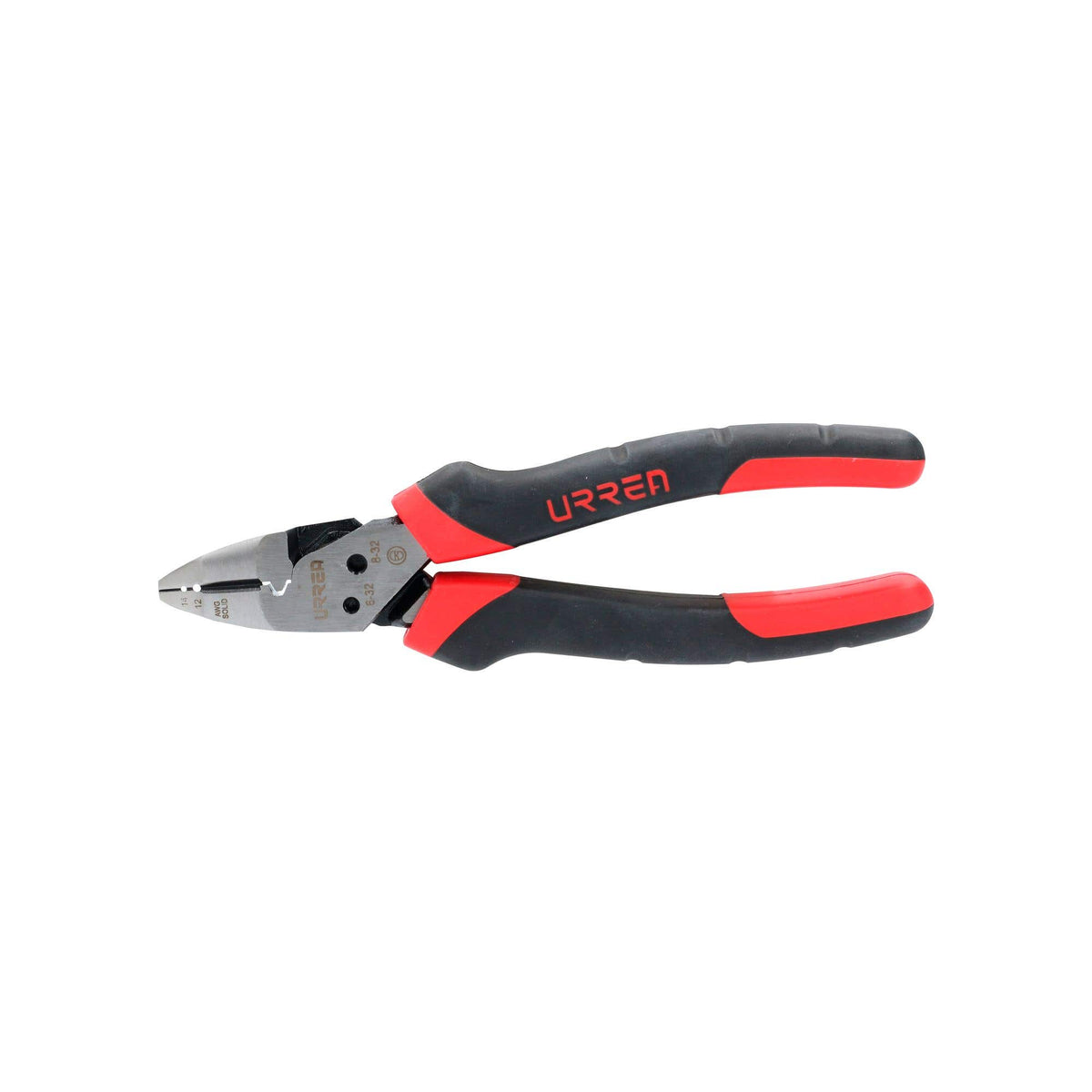 Pinza Multipropósitos Con Mango Bimaterial Punta Diagonal Corte Diagonal De 7, Urrea 207MP