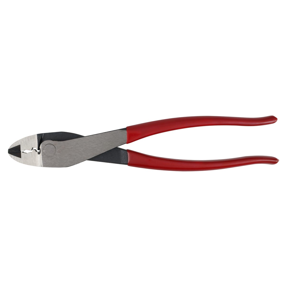 Pinza Para Electricista Con Mango Rubber Grip Alta Palanca Poncha Terminal De 9-1/2, Urrea 208G