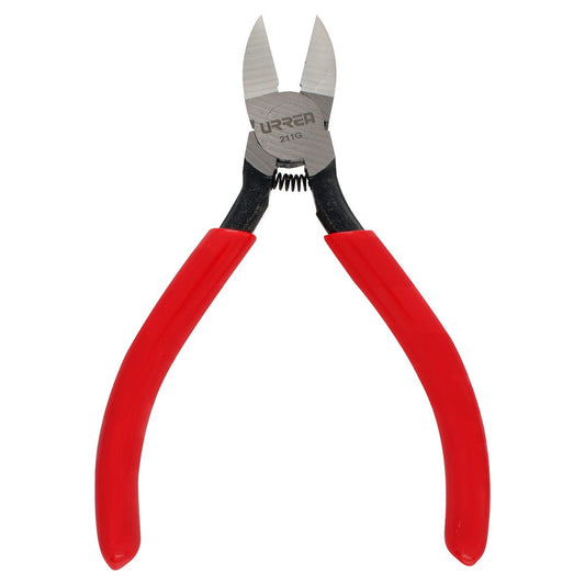 Pinza Corte Al Ras Para Plástico Y Materiales No Ferroso Con Mango Rubber Grip 5, Urrea 211G