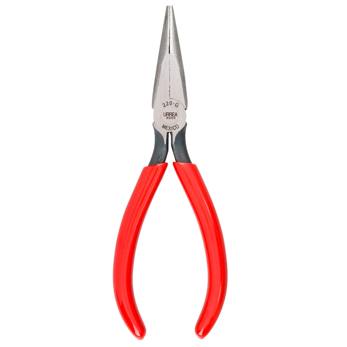 Pinza Para Electricista Con Mango Rubber Grip Punta Plana Conica Sin Corte De 6-5/8, Urrea 220G