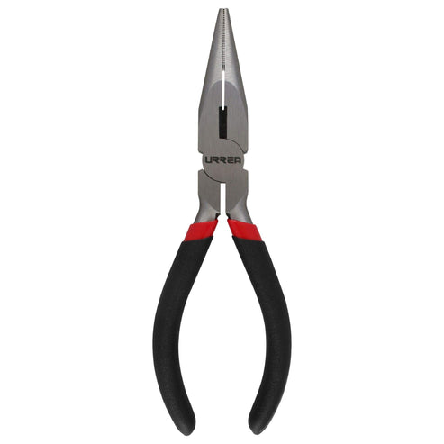 Pinza Para Electricista Con Mango Rubber Grip Punta Larga Corte Lateral De 6-3/4, Urrea 226GI