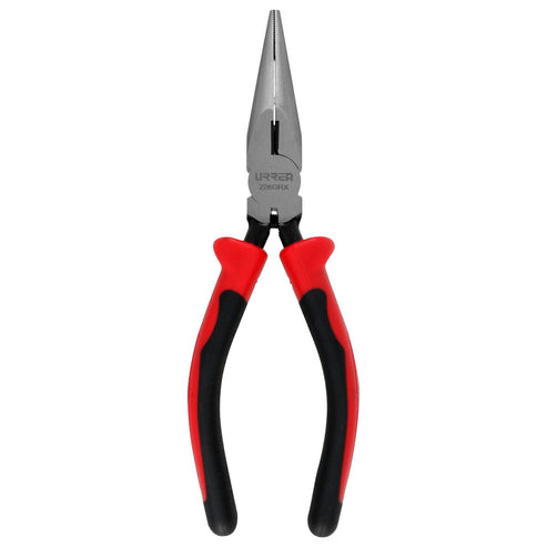 Pinza Para Electricista Con Mango Bimaterial Punta Larga Corte Lateral De 6-23/32, Urrea 226GRX