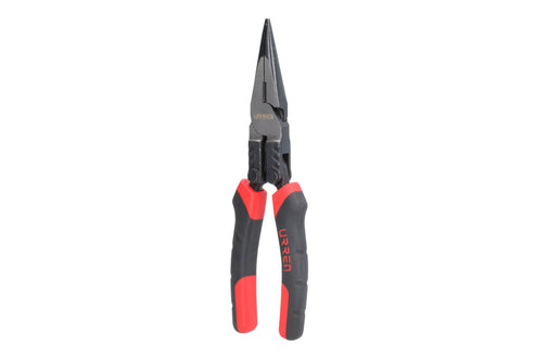 Pinza Para Electricista Con Mango Bimaterial Palanca Compuesta Punta Larga De 8, Urrea 2292GCA