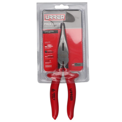 Pinza De 1000 V Punta Larga De 8-9/32, Urrea 2292GV