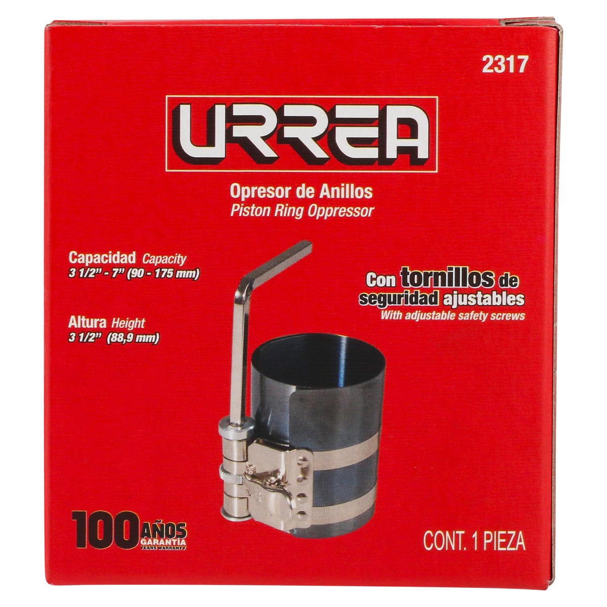 Opresor De Anillos 3-1/2 A 7, Urrea 2317