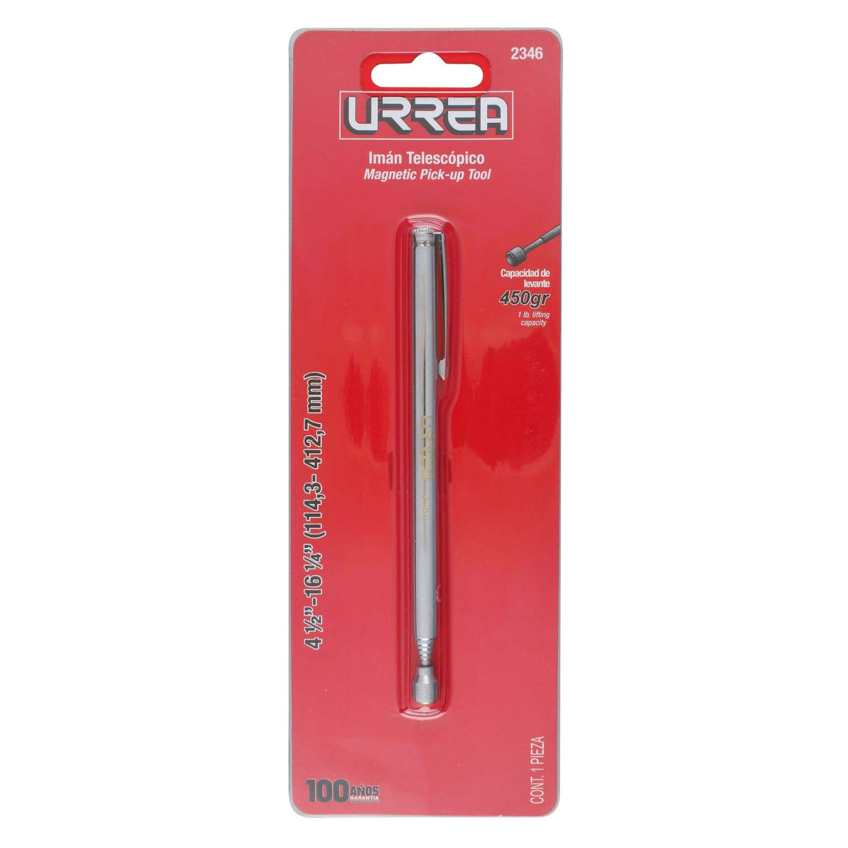 Levantador Magnético Con Clip Para Bolsillo, 0.7 kg, Urrea 2346