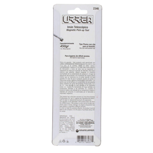 Levantador Magnético Con Clip Para Bolsillo, 0.7 kg, Urrea 2346