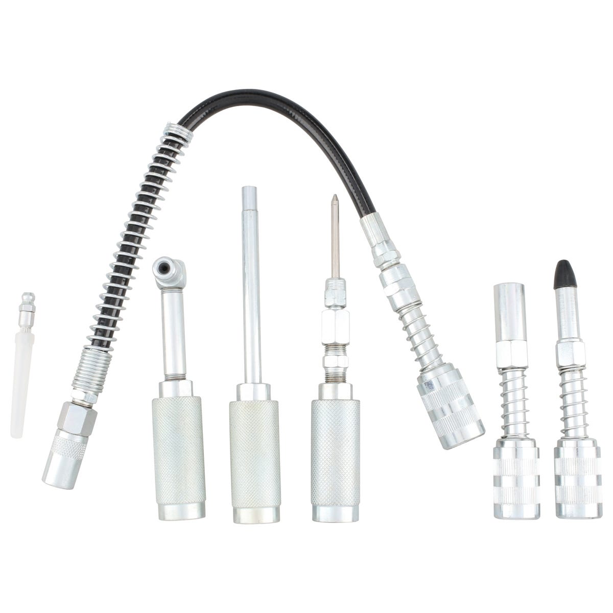 Juego De Accesorios Para Inyector De Grasa, 7 Piezas, Urrea 23600