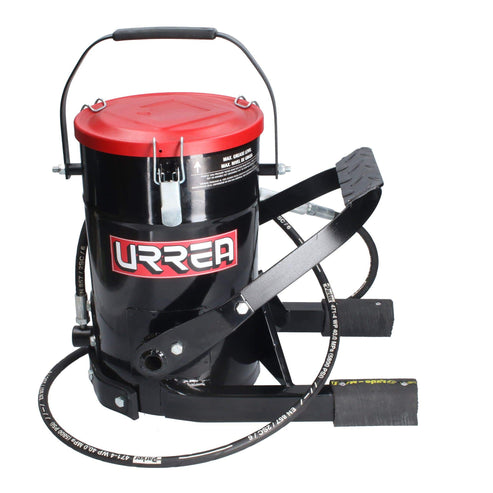 Inyector De Grasa Con Cubeta De Alta Presión Con Pedal De 10 kg, 8700 PSI, Urrea 23623