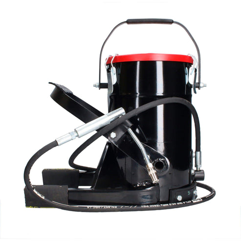 Inyector De Grasa Con Cubeta De Alta Presión Con Pedal De 10 kg, 8700 PSI, Urrea 23623
