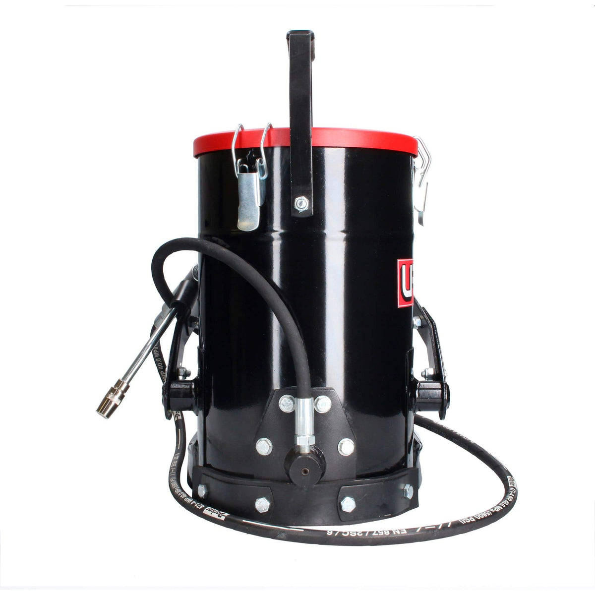 Inyector De Grasa Con Cubeta De Alta Presión Con Pedal De 10 kg, 8700 PSI, Urrea 23623