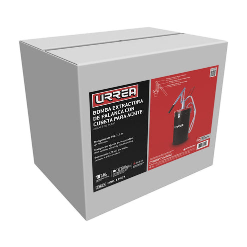 Bomba Extractora Para Aceite Con Cubeta De 16 Lt, Urrea 23624