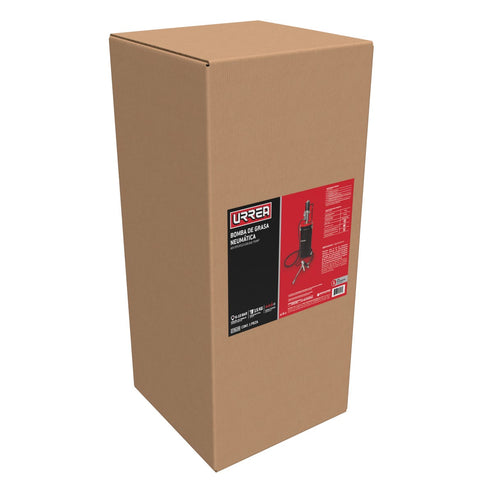 Inyector De Grasa Con Cubeta Neumático De 15 kg, 7500 PSI, Urrea 23628