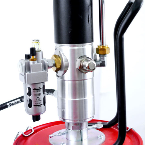 Inyector De Grasa Con Cubeta Neumático De 15 kg, 7500 PSI, Urrea 23628