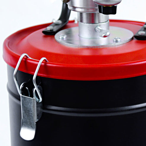Inyector De Grasa Con Cubeta Neumático De 15 kg, 7500 PSI, Urrea 23628