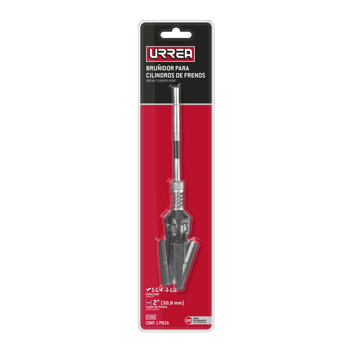 Bruñidora Para Frenos De Tambor De 1-1/4 A 3-1/2, Urrea 2392