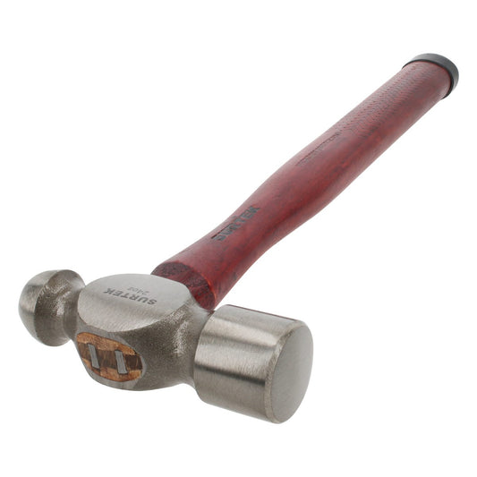 Martillo De Bola Pulido Con Mango De Madera De 14, 24 Oz, Surtek 24SP