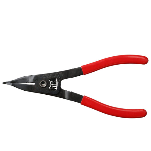 Pinza Para Anillos De Retención Con Mango Rubber Grip Punta Plana Tipo Externo Ángulo De 0°, Urrea 250G