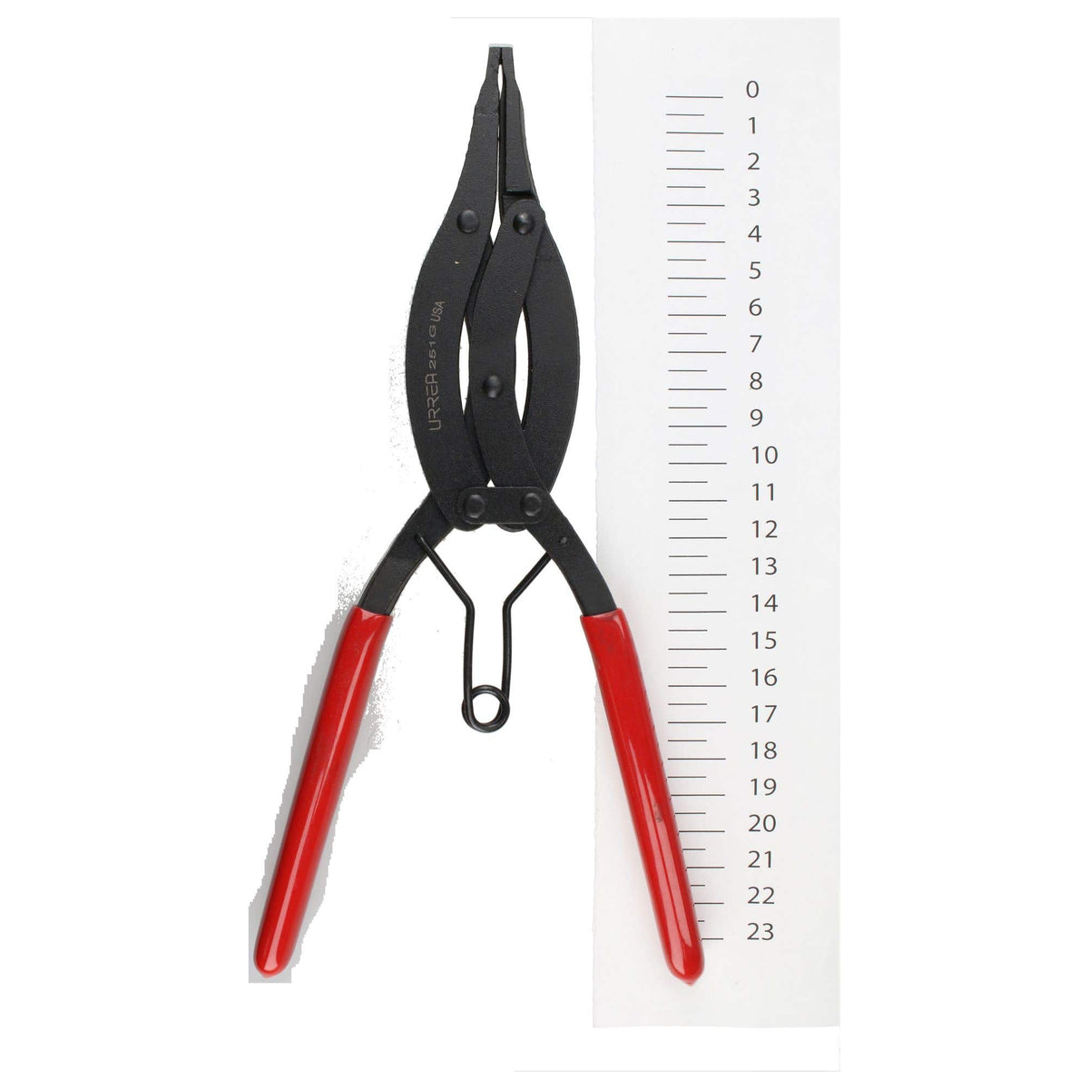 Pinza Para Anillos De Retención Con Mango Rubber Grip Tipo Externo Quijadas Paralelas 0°, Urrea 251G