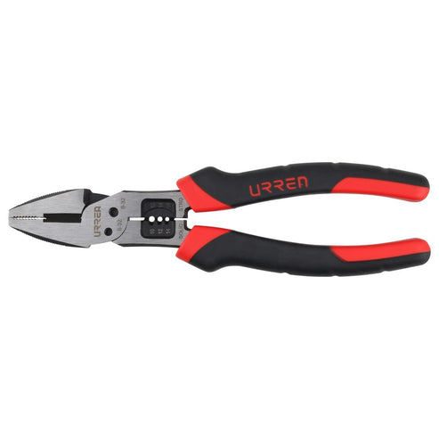 Pinza Multipropósitos Con Mango Bimaterial Punta Universal Corte Lateral De 8, Urrea 258MP