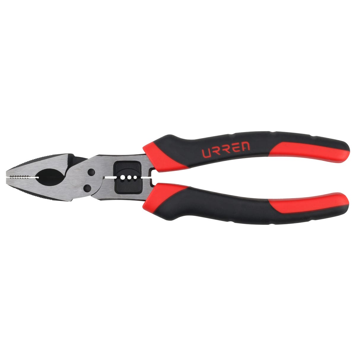 Pinza Multipropósitos Con Mango Bimaterial Punta Universal Corte Lateral De 8, Urrea 258MP