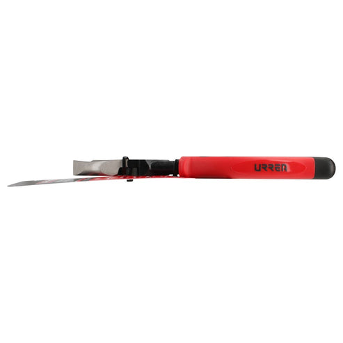 Pinza Para Electricista Con Mango Bimaterial Corte Lateral Con Ponchador Y Jalador 9-3/8, Urrea 259GHLX