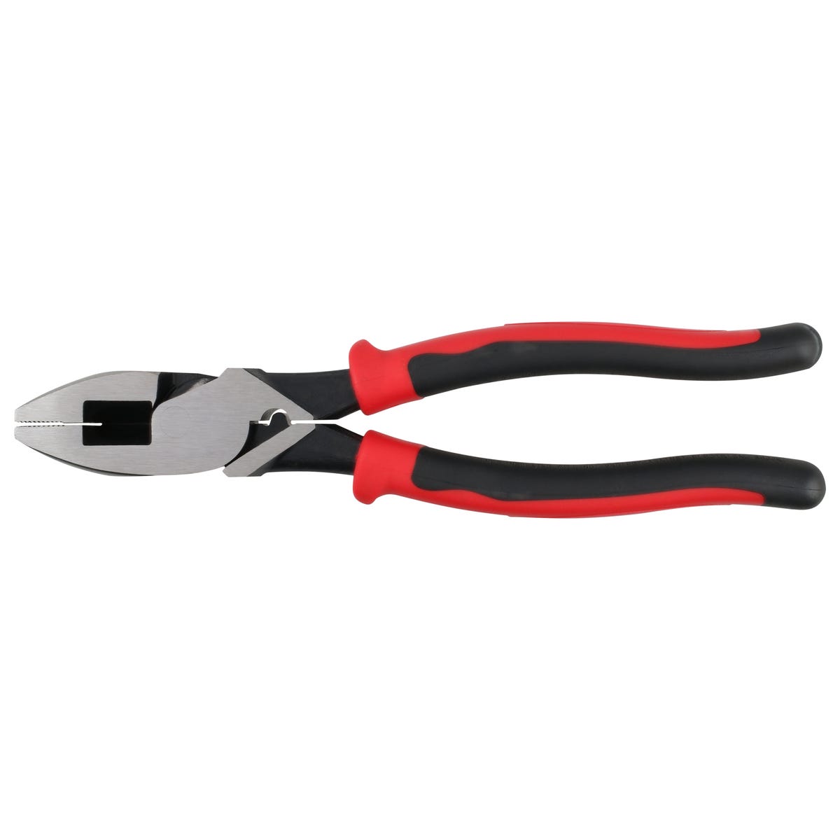 Pinza Para Electricista Con Mango Bimaterial Corte Lateral Con Ponchador Y Jalador 9-3/8, Urrea 259GHLX
