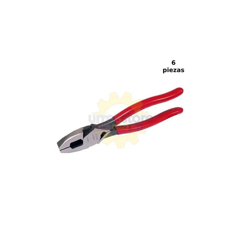 Pinza Para Electricista Alta Palanca Con Poncha Terminales 9-5/16" Urrea 259GHL