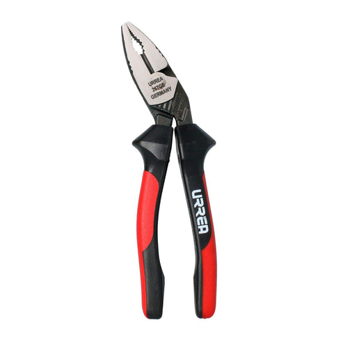 Pinza Para Electricista Con Mango Bimaterial Ergonómica Alta Palanca Corte Lateral De 7-1/2, Urrea 267GE