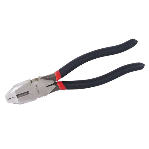 Pinza Para Electricista Con Mango Rubber Grip Vinil Corte Lateral De 8-9/16, Urrea 268GI