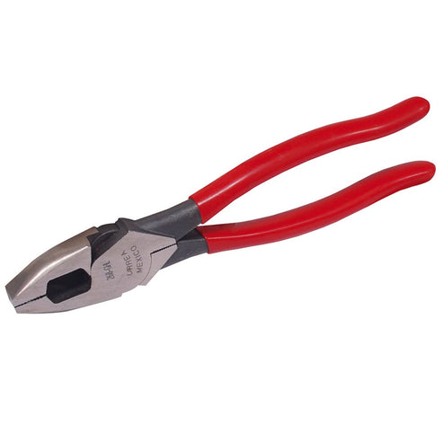 Pinza Para Electricista Con Mango Rubber Grip Alta Palanca Corte Lateral De 9, Urrea 269GHL