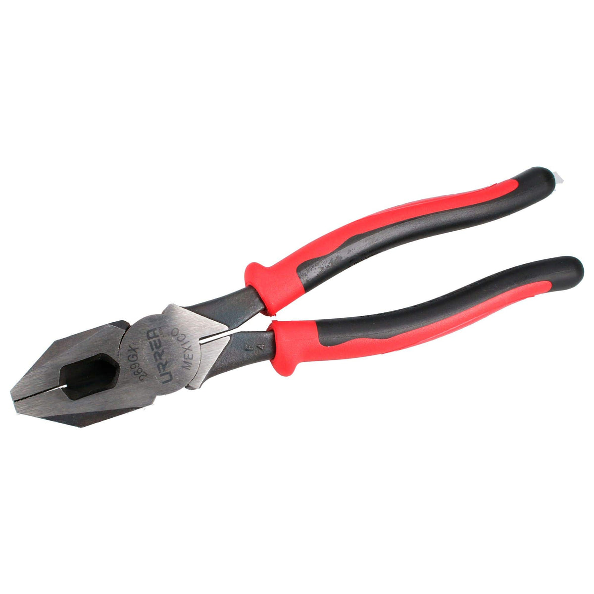 Pinza Para Electricista Con Mango Bimaterial Corte Lateral Alta Palanca De 9-3/8, Urrea 269GX