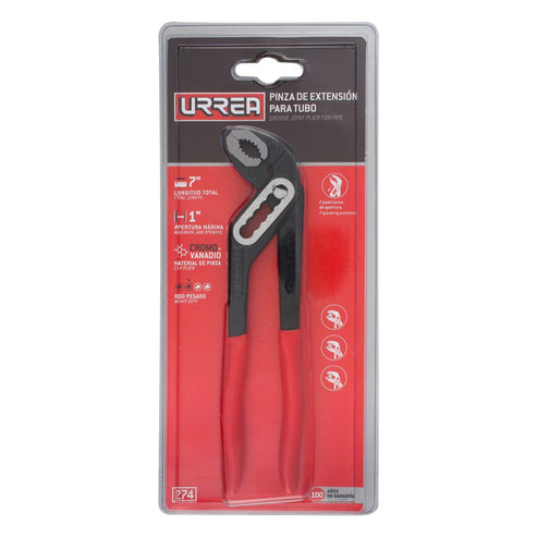 Pinza De Extensión Para Tubo 7 Posiciones De 7, Urrea 274