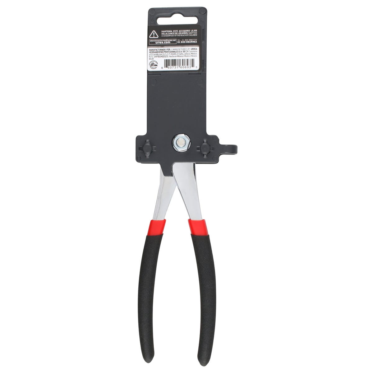 Pinza Para Mecánico Con Mango Rubber Grip Y Botón De Ajuste De 8, Urrea 278G