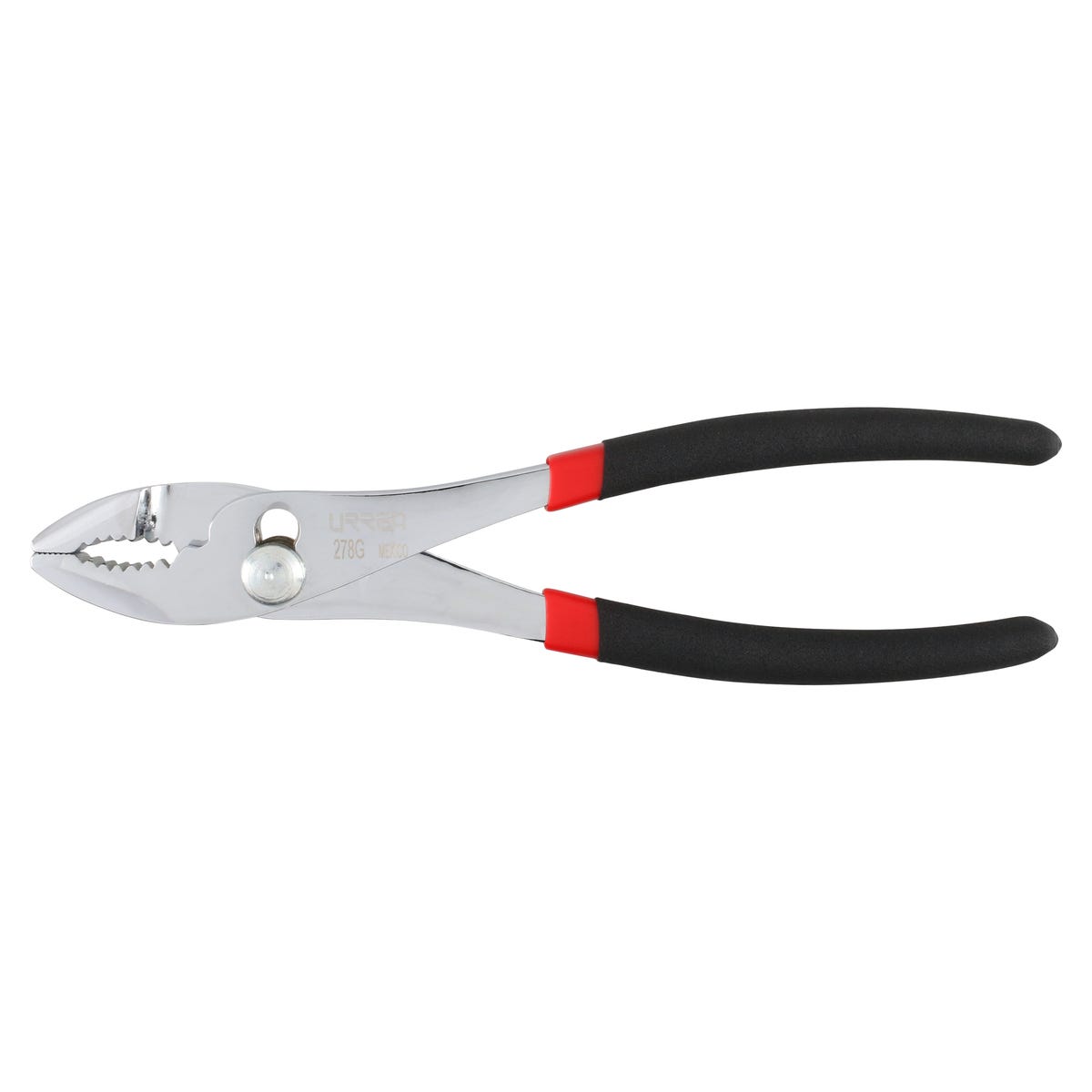 Pinza Para Mecánico Con Mango Rubber Grip Y Botón De Ajuste De 8, Urrea 278G