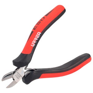 Pinza Para Electrónica Con Mango Antiestático Cabeza Redonda Corte Diagonal De 4-1/2, Urrea 28142X