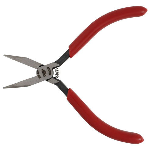 Pinza Para Electricista Con Mango Rubber Grip Punta Larga Con Resorte Sin Corte De 4-3/4, Urrea 282GR