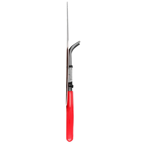 Pinza Para Electricista Con Mango Rubber Grip Punta Aguja Lisa Curva 45° De 5-11/32, Urrea 28520