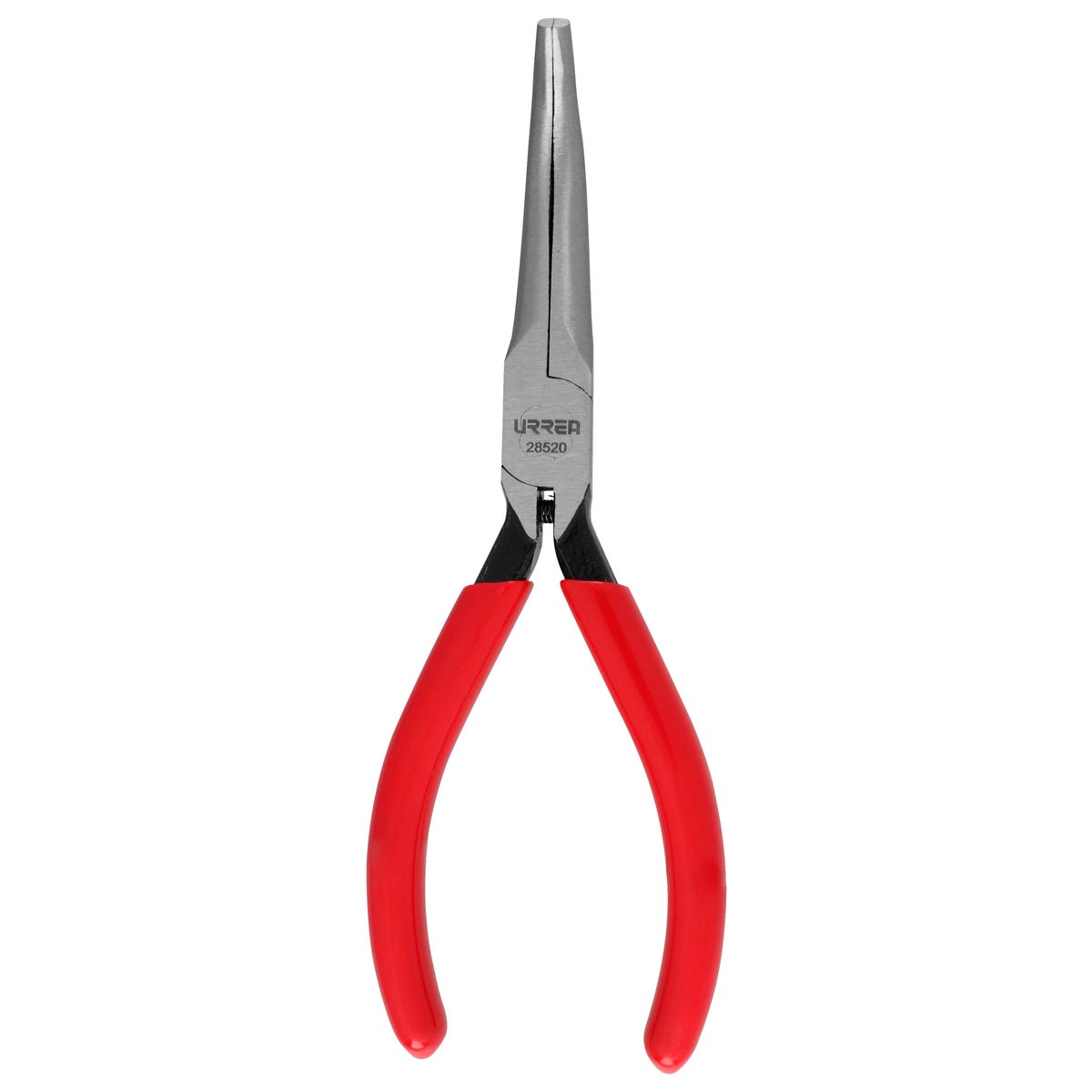Pinza Para Electricista Con Mango Rubber Grip Punta Aguja Lisa Curva 45° De 5-11/32, Urrea 28520