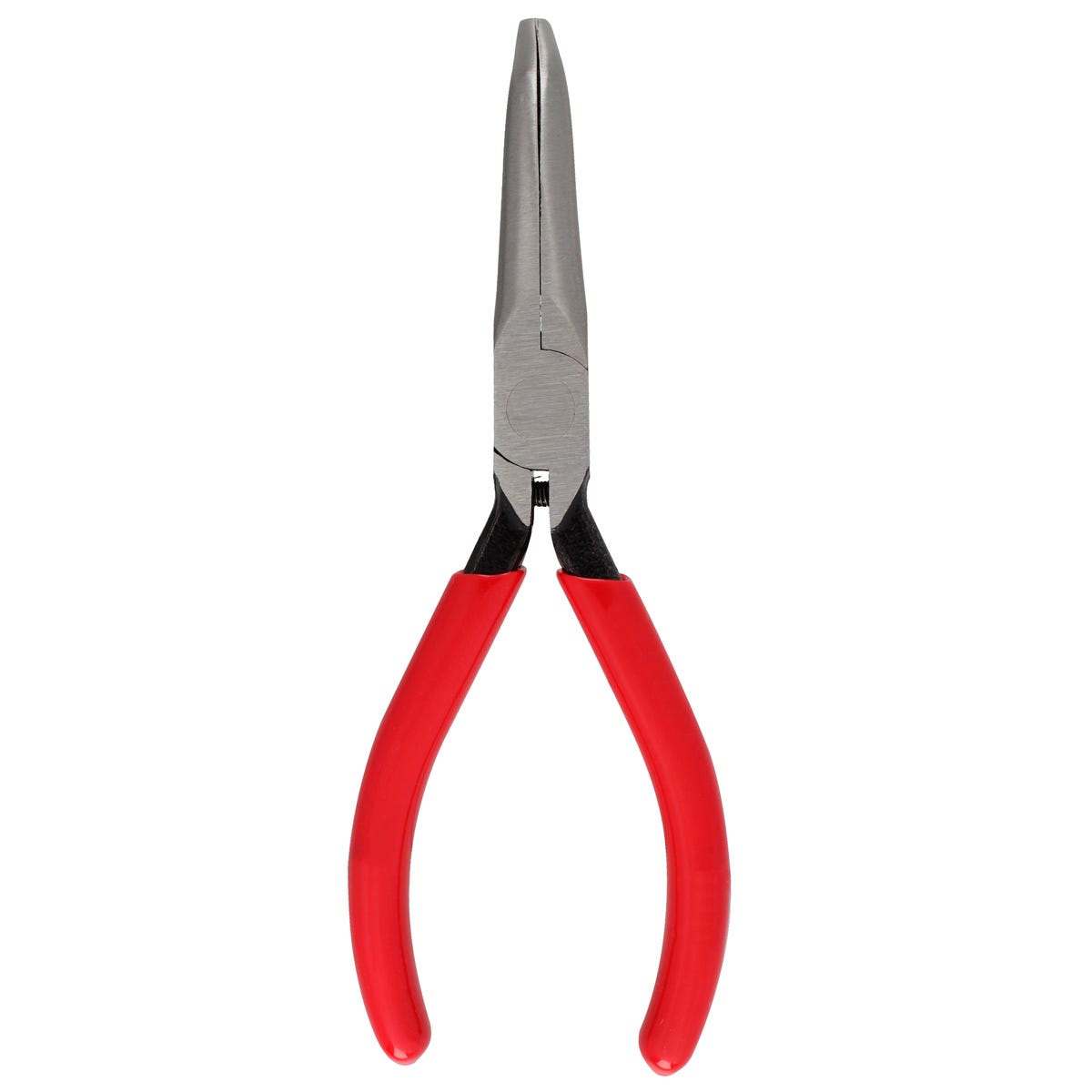 Pinza Para Electricista Con Mango Rubber Grip Punta Aguja Lisa Curva 45° De 5-11/32, Urrea 28520