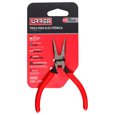 Pinza Para Electricista Con Mango Rubber Urrea 28560