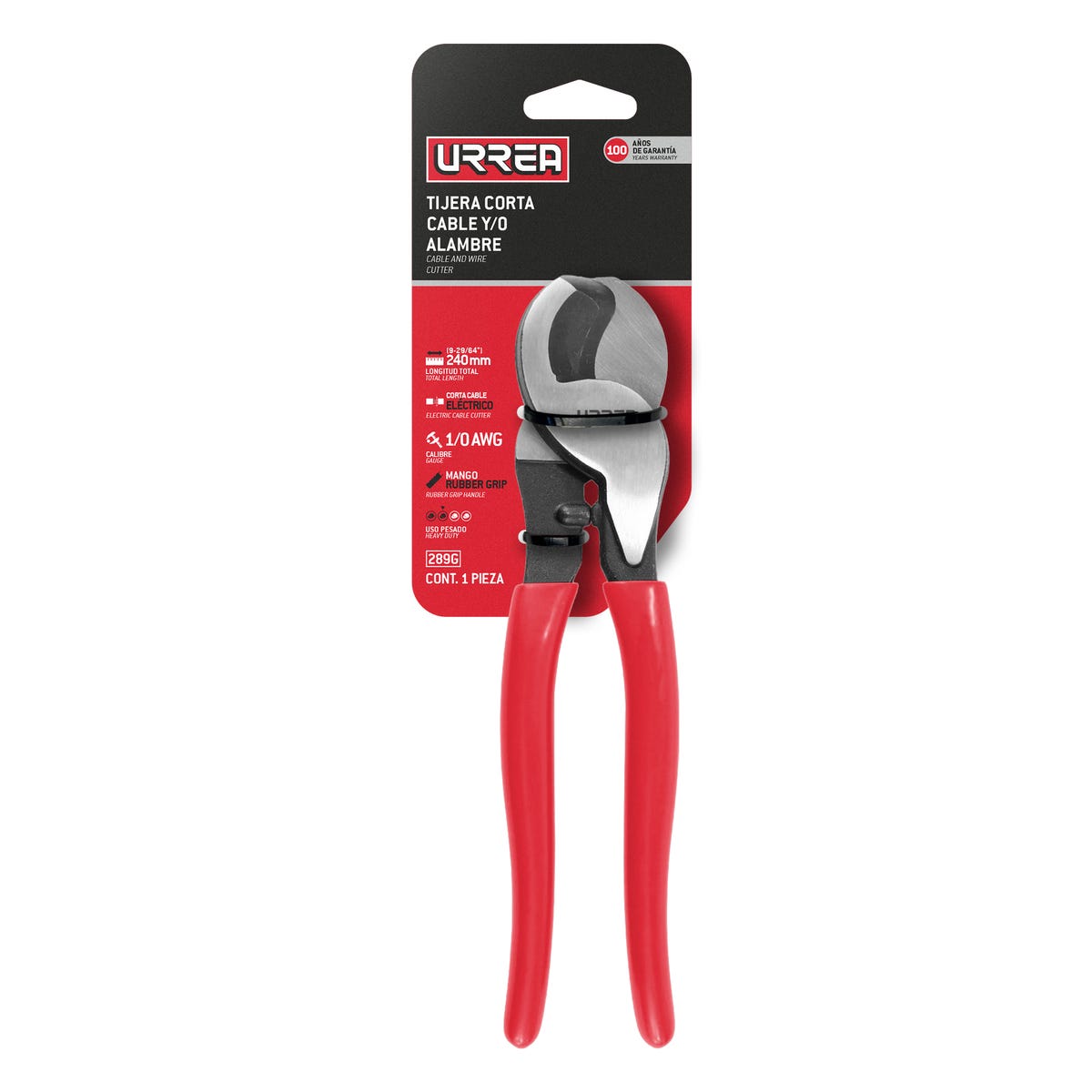 Tijera Corta Cable De Cobre AWG 1/0 Urrea 289G