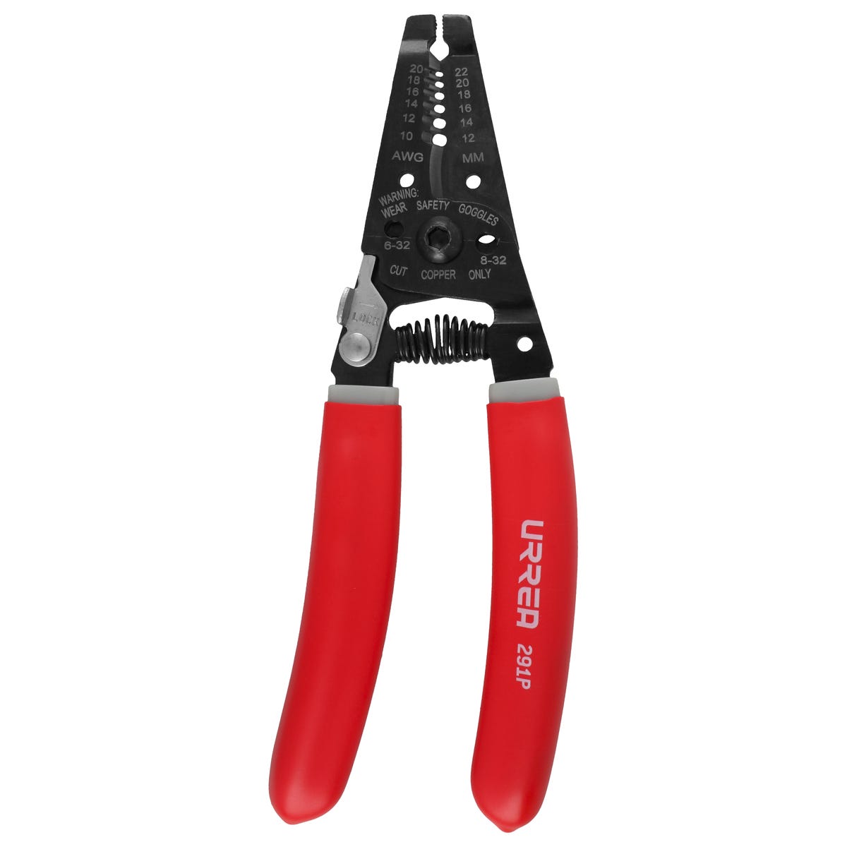 Pinza Pelacable Con Mango Air Cushion 10-18 AWG Ergonómica De 7-1/4, Urrea 291P